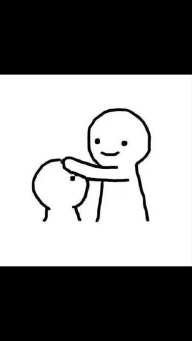 摸头安慰可爱的表情包_烦心事？来个摸头安慰表情包，瞬间暖到心坎里！