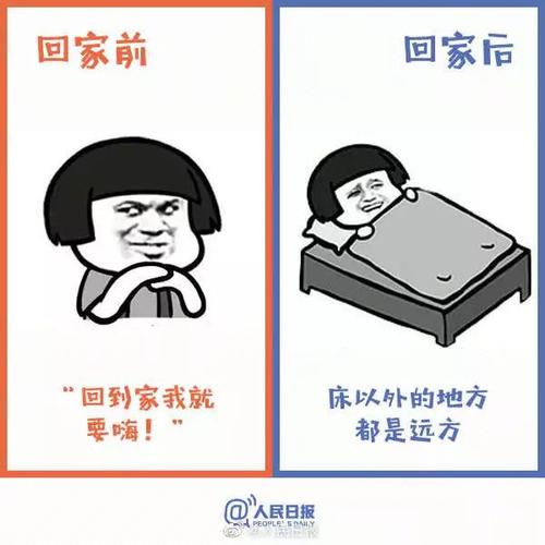 过年回家前后搞笑图片_过年前后搞笑对比图，城市变家乡，欢乐分享！